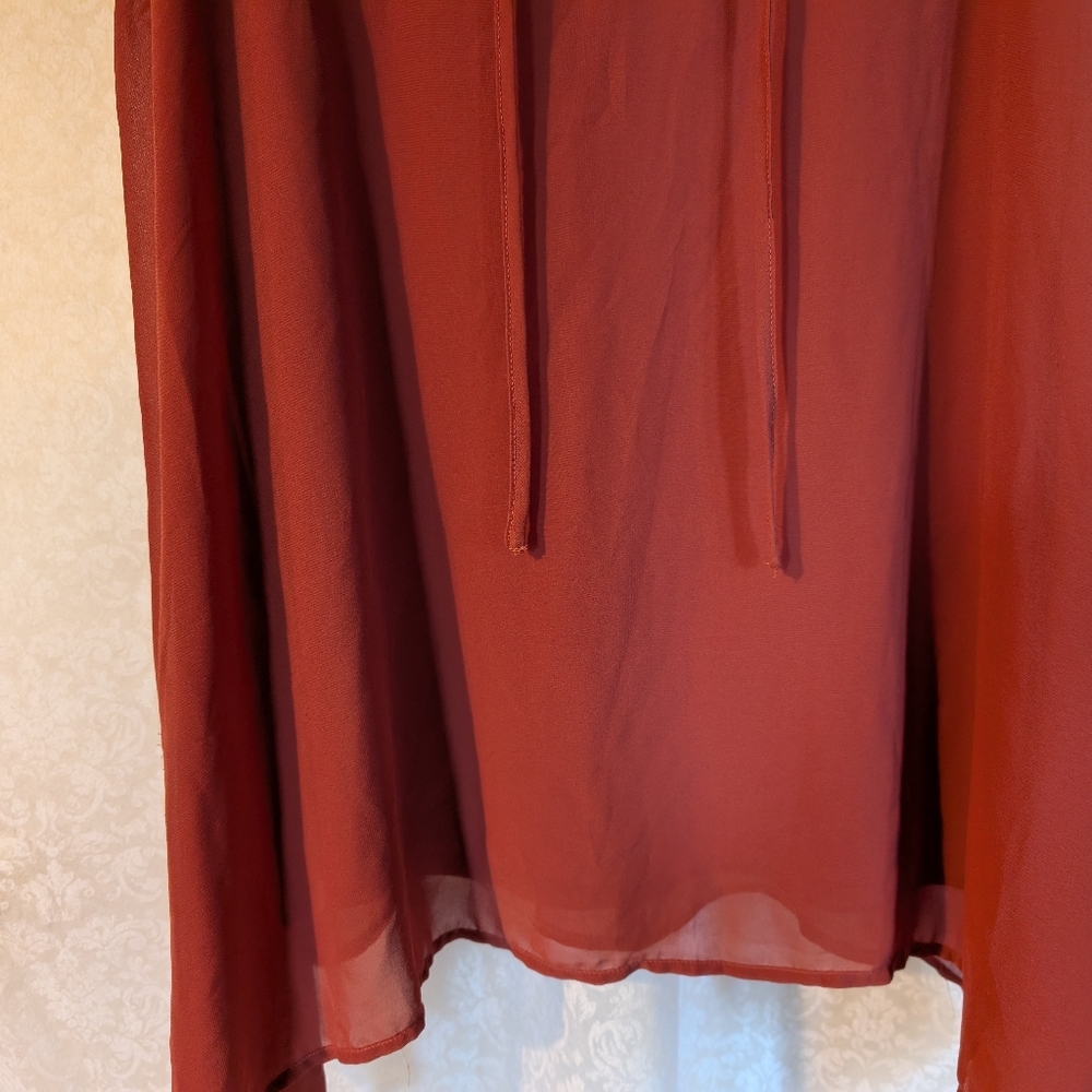 Wrangler Orange Beaded Detail Sleeveless Top Sz. Large - Picture 7 of 12